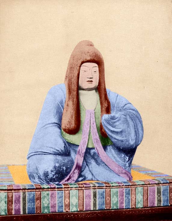 Empress Jing?(?170-269)-around 900AD-wood,painted-36cm - onclick : animated Jing? 137Kb